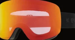Skidglasögon>Everest Outdoor Freeride Goggle BLACK/ORANGE