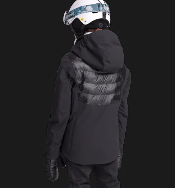 Varma Jackor|Skidjackor>Everest Outdoor J Flow Softshell Jacket BLACK SHINY