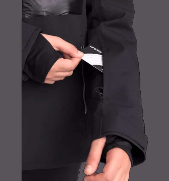 Varma Jackor|Skidjackor>Everest Outdoor J Flow Softshell Jacket BLACK SHINY