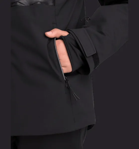 Varma Jackor|Skidjackor>Everest Outdoor J Flow Softshell Jacket BLACK SHINY