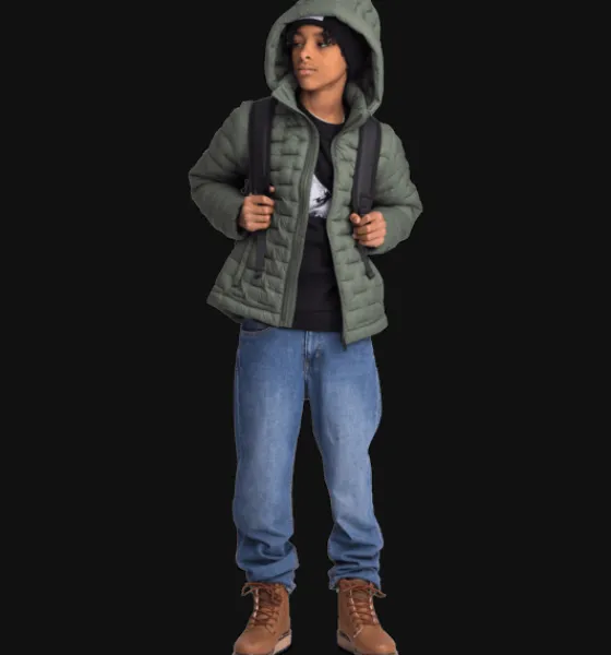 Tunna Jackor>Everest Outdoor J Hike Liner Jacket OLIVE GREEN