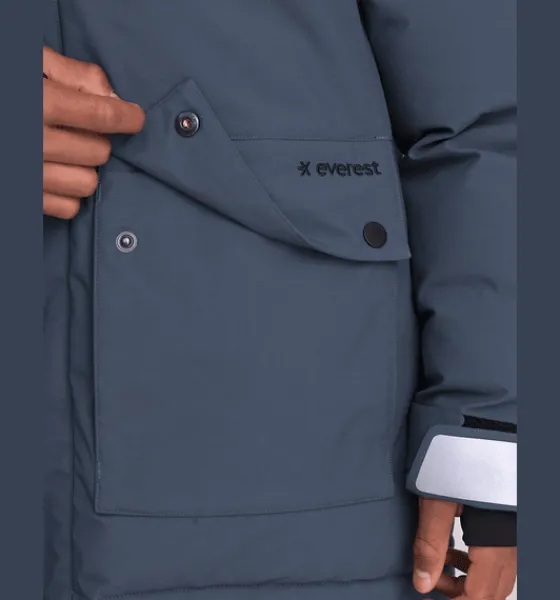 Varma Jackor>Everest Outdoor J Kong Parka WHALE BLUE/BLACK