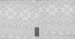 Mössor & Pannband>Everest Outdoor Jacquard Wool Headband GREY/WHITE