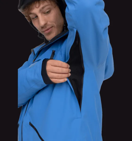 Skidjackor|Skidjackor>Everest Outdoor M Alpine Jacket AZURE BLUE