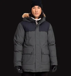 Varma Jackor>Everest Outdoor M Classic Parka DK GREEN/BLACK