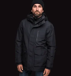 Varma Jackor>Everest Outdoor M Kolahoi Function Parka BLACK