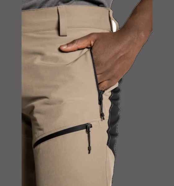 Vandringsbyxor|Vandringsbyxor>Everest Outdoor M Performance Pnt EARTH BEIGE