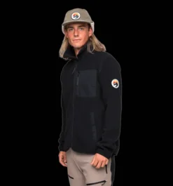 Tröjor & T-Shirts|Tröjor>Everest Outdoor M Pile Sht Retro BLACK