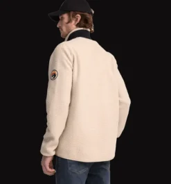 Tröjor & T-Shirts|Tröjor>Everest Outdoor M Pile Sht Retro IVORY BEIGE