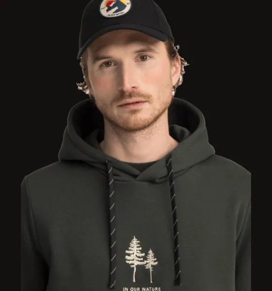 Tröjor & T-Shirts|Tröjor>Everest Outdoor M Recline Hood DARK GREEN