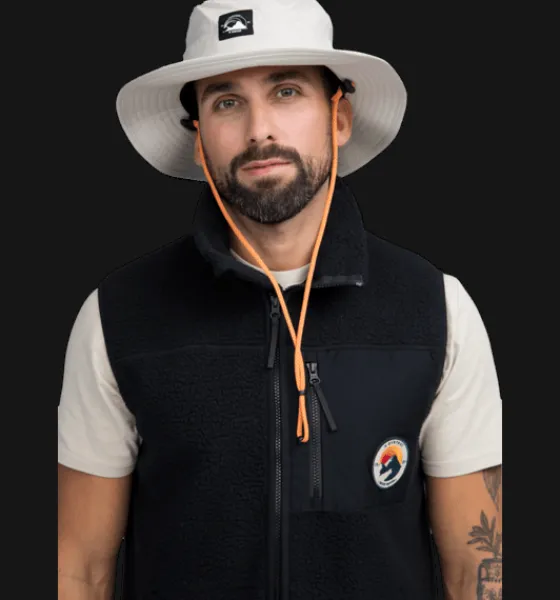 Tröjor & T-Shirts|Västar>Everest Outdoor M Retro Pile Vest BLACK