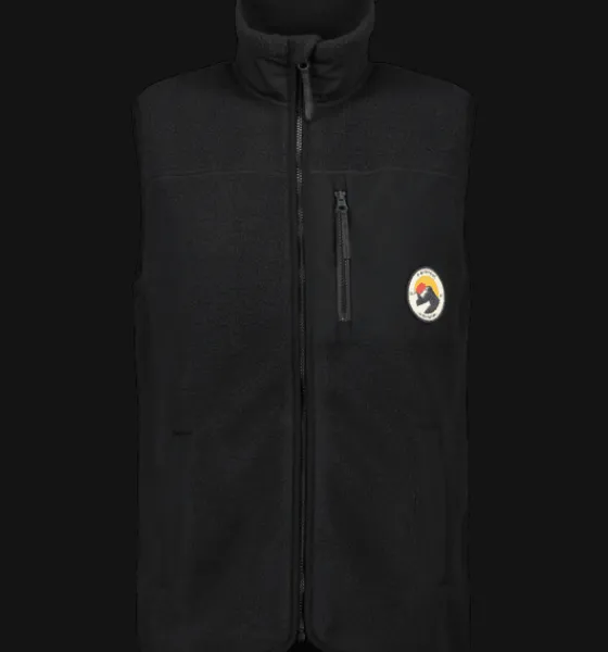 Tröjor & T-Shirts|Västar>Everest Outdoor M Retro Pile Vest BLACK