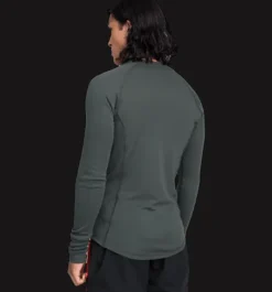 Tröjor & T-Shirts>Everest Outdoor M Wool Uw Sht 2 DARK GREEN