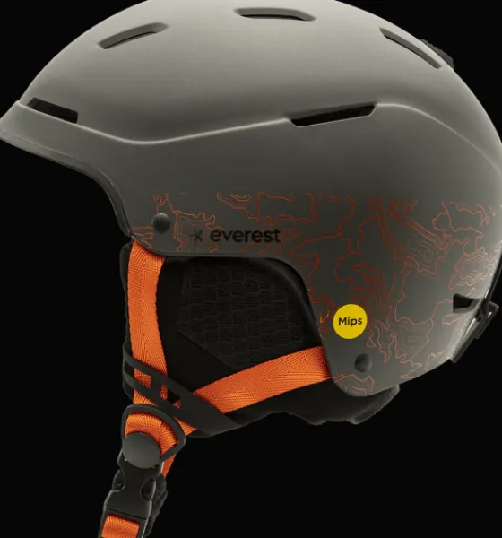 Hjälmar>Everest Outdoor Slope Mips Helmet DARK GREY/TOPO