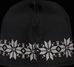 Mössor & Pannband>Everest Outdoor Stretch Reflect Beanie BLACK SNOWFLAKE