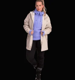 Regnjackor|Tunna Jackor>Everest Outdoor U Rain Coat 2 WHEAT