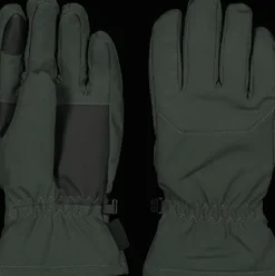 Handskar & Vantar>Everest Outdoor U Softshell Glove DARK GREEN