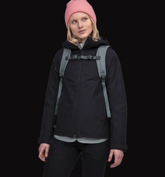 Regnjackor|Tunna jackor>Everest Outdoor W Allround Jacket 2 BLACK