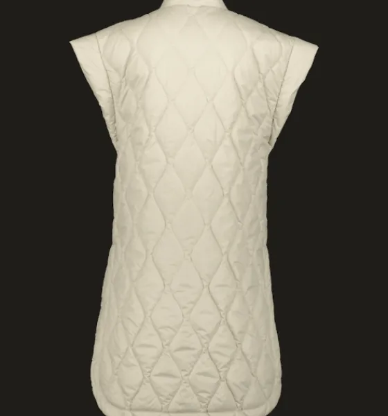 Västar>Everest Outdoor W Aurora Long Vest IVORY BEIGE