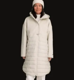 Varma jackor|Tunna jackor>Everest Outdoor W Edith Coat IVORY BEIGE