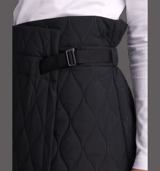 Skalbyxor|Regn- & skalbyxor>Everest Outdoor W Emory Quilt Skirt BLACK