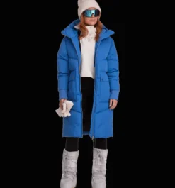 Varma jackor>Everest Outdoor W Fina Coat AZURE BLUE