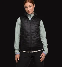 Västar>Everest Outdoor W Hybrid Vest BLACK