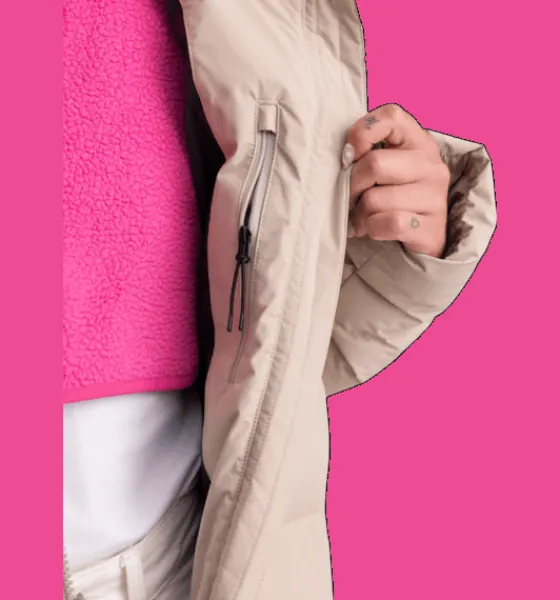 Varma jackor>Everest Outdoor W Juneau Coat SOFT BEIGE