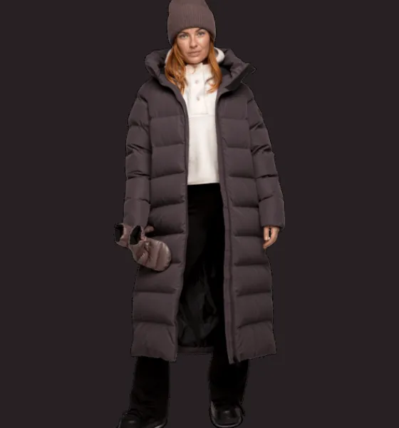 Varma jackor>Everest Outdoor W Juneau Coat PLUM SLATE