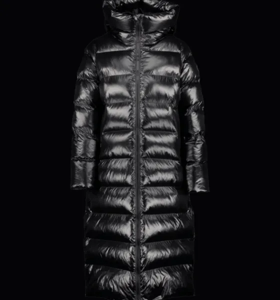 Varma jackor>Everest Outdoor W Juneau Coat BLACK SHINY