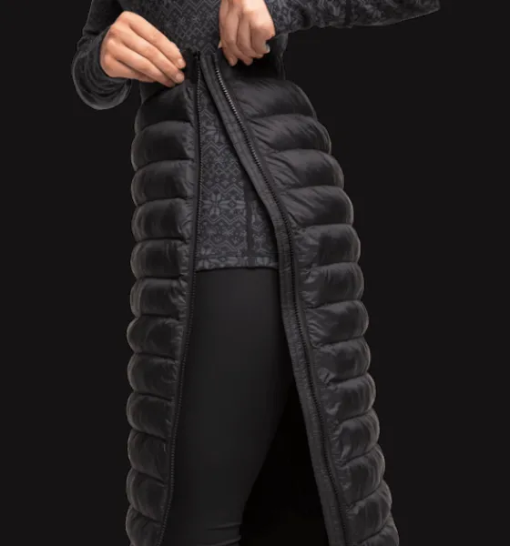 Skalbyxor|Regn- & skalbyxor>Everest Outdoor W Long Quilt Skirt BLACK