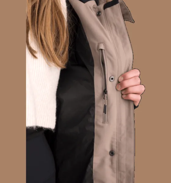 Varma jackor|Dunjackor>Everest Outdoor W Pelona Down Coat STORM BEIGE
