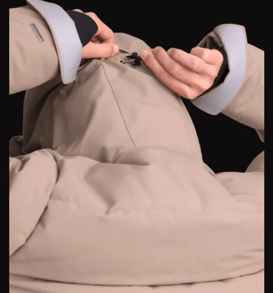 Varma jackor|Dunjackor>Everest Outdoor W Pelona Down Coat STORM BEIGE