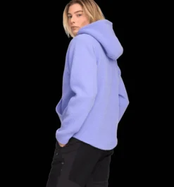 Tröjor & T-Shirts|Tröjor>Everest Outdoor W Pile Hoodie LT LAVENDEL