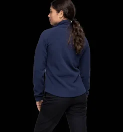 Tröjor & T-Shirts|Tröjor>Everest Outdoor W Quarter Zip NAVY