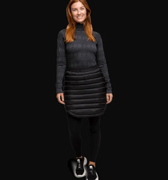 Skalbyxor|Regn- & skalbyxor>Everest Outdoor W Short Quilt Skirt BLACK