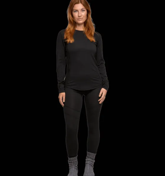 Tröjor & T-Shirts|Underställ>Everest Outdoor W Underwear Sht BLACK