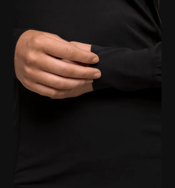 Tröjor & T-Shirts|Underställ>Everest Outdoor W Underwear Sht BLACK