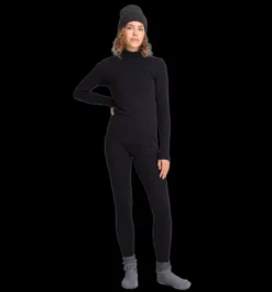 Tröjor & T-Shirts>Everest Outdoor W Uw Ribb Sht BLACK 2