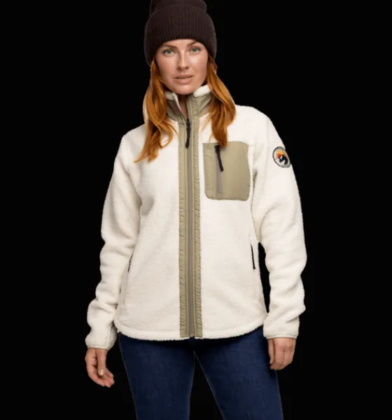 Tröjor & T-Shirts|Tröjor>Everest Outdoor W Wila Pile Shirt IVORY BEIGE