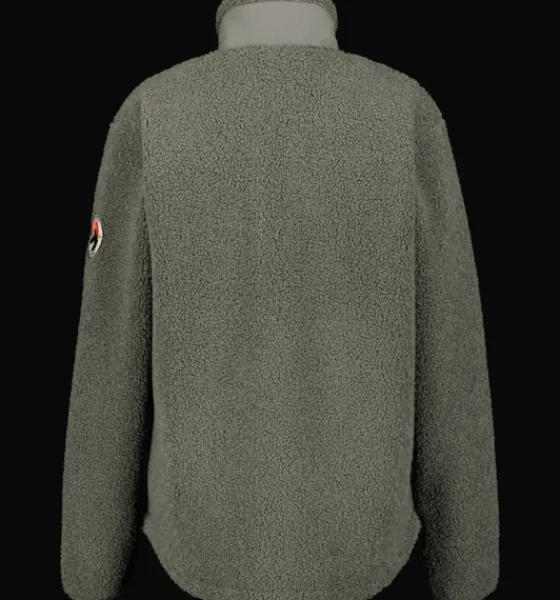 Tröjor & T-Shirts|Tröjor>Everest Outdoor W Wila Pile Shirt KHAKI GREY