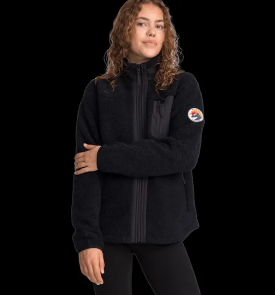 Tröjor & T-Shirts|Tröjor>Everest Outdoor W Wila Pile Shirt BLACK