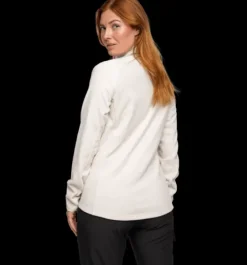 Tröjor & T-Shirts|Tröjor>Everest Outdoor W Zip Fleece Jacket BEIGE MELANGE