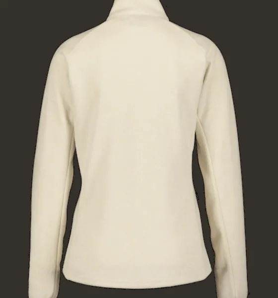 Tröjor & T-Shirts|Tröjor>Everest Outdoor W Zip Fleece Jacket BEIGE MELANGE